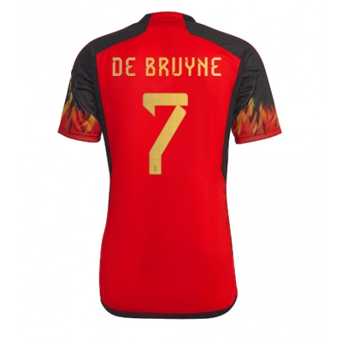 Maillot de foot Belgique Kevin De Bruyne #7 Domicile Monde 2022 Manches Courte